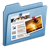 Blue Blog Icon 48x48 png